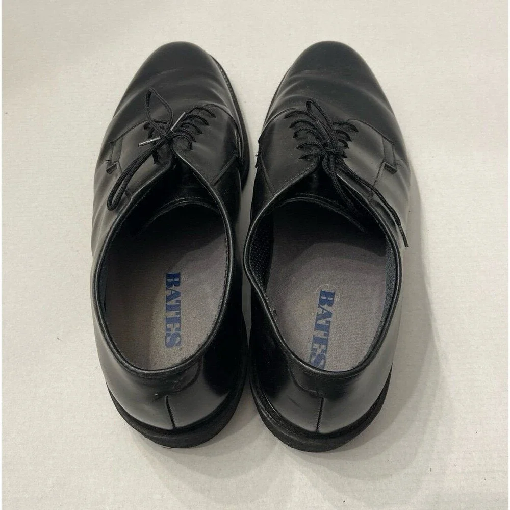 Bates Men’s Leather Uniform Oxford Size 12 Black